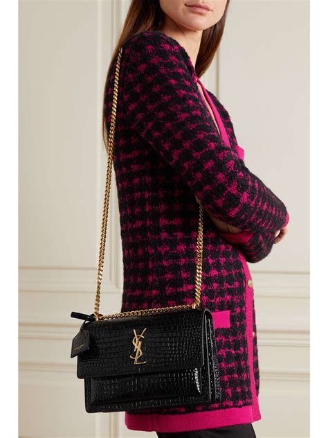 ysl sunset large bag|YSL sunset bag small.